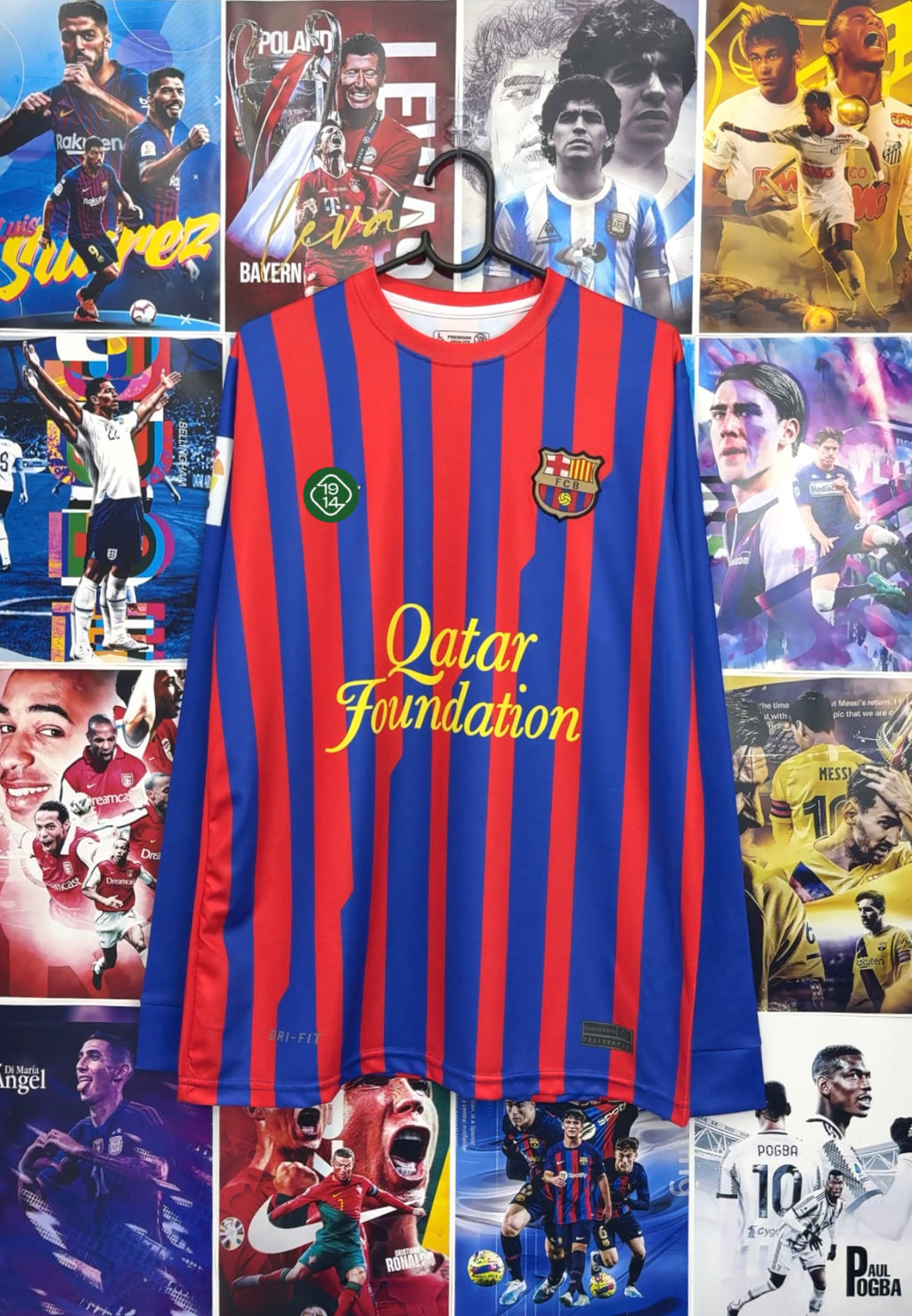 MESSI BARCA 11-12 HOME FULL SLEEVE KIT