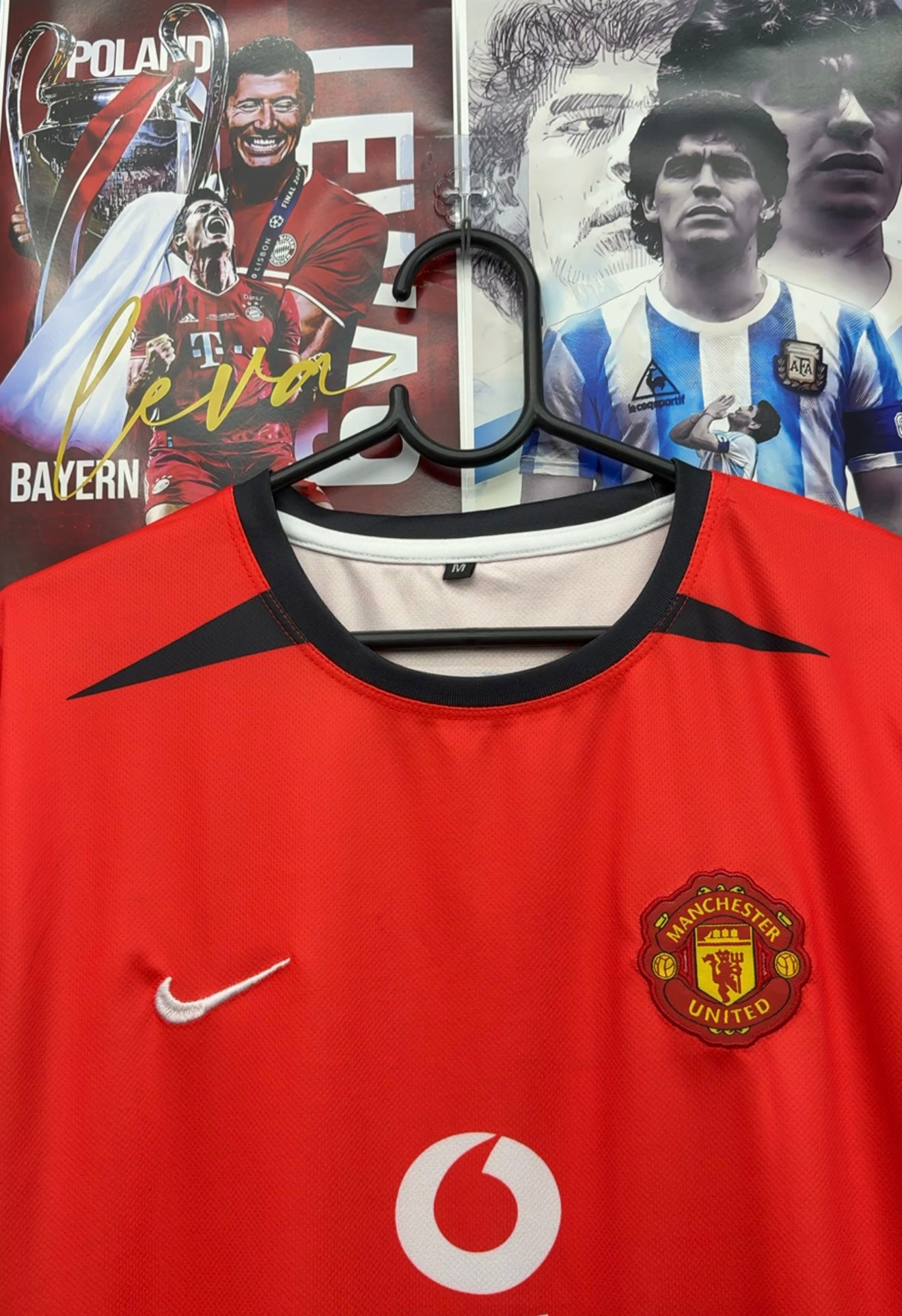 BECKHAM MAN UNITED 02-03 HOME KIT