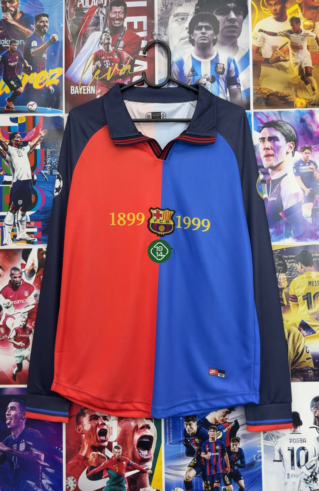 RIVALDO BARCA 99-00 HOME FULL SLEEVE KIT