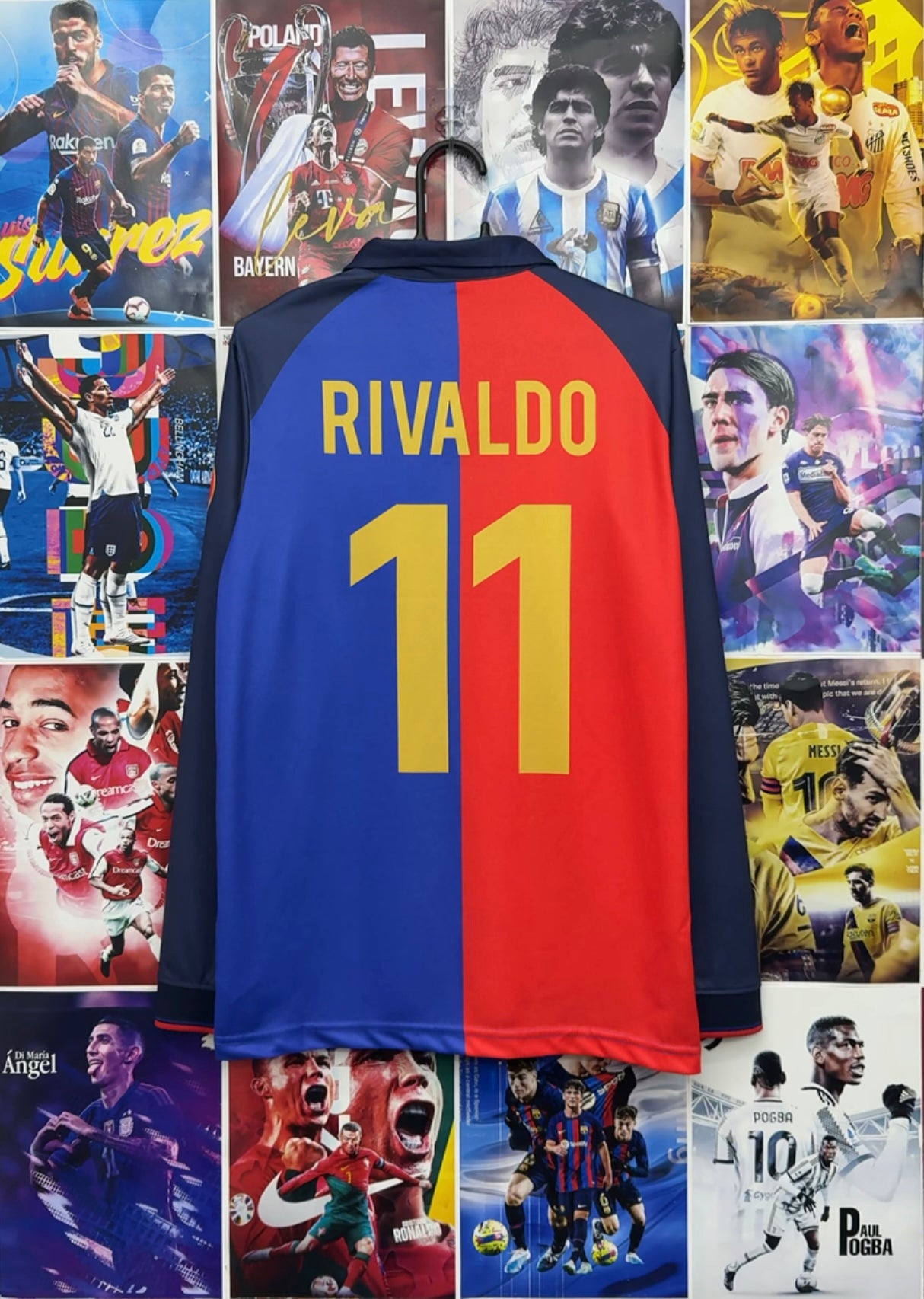 RIVALDO BARCELONA 99-00 HOME FULL SLEEVE KIT