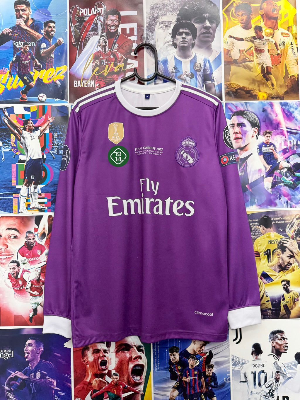 RONALDO REAL MADRID 16-17 AWAY FULL SLEEVE KIT