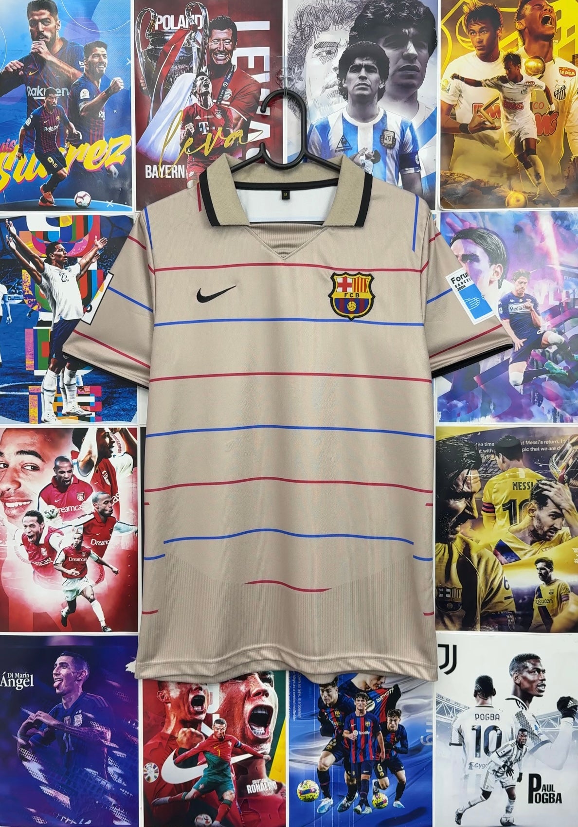 RONALDINHO BARCA 03-04 AWAY KIT