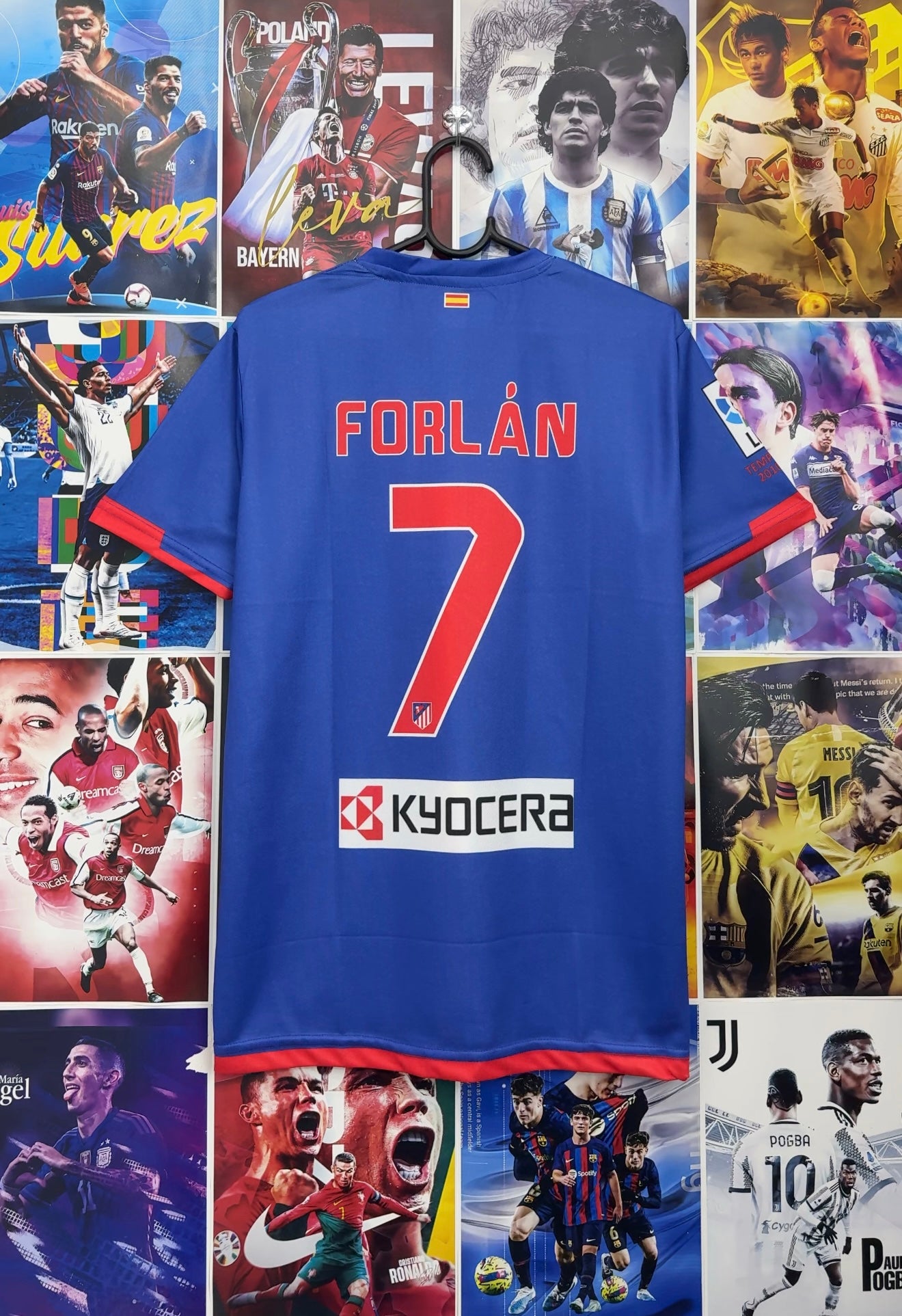 FORLAN ATHLETICO MADRID 10-11 AWAY KIT