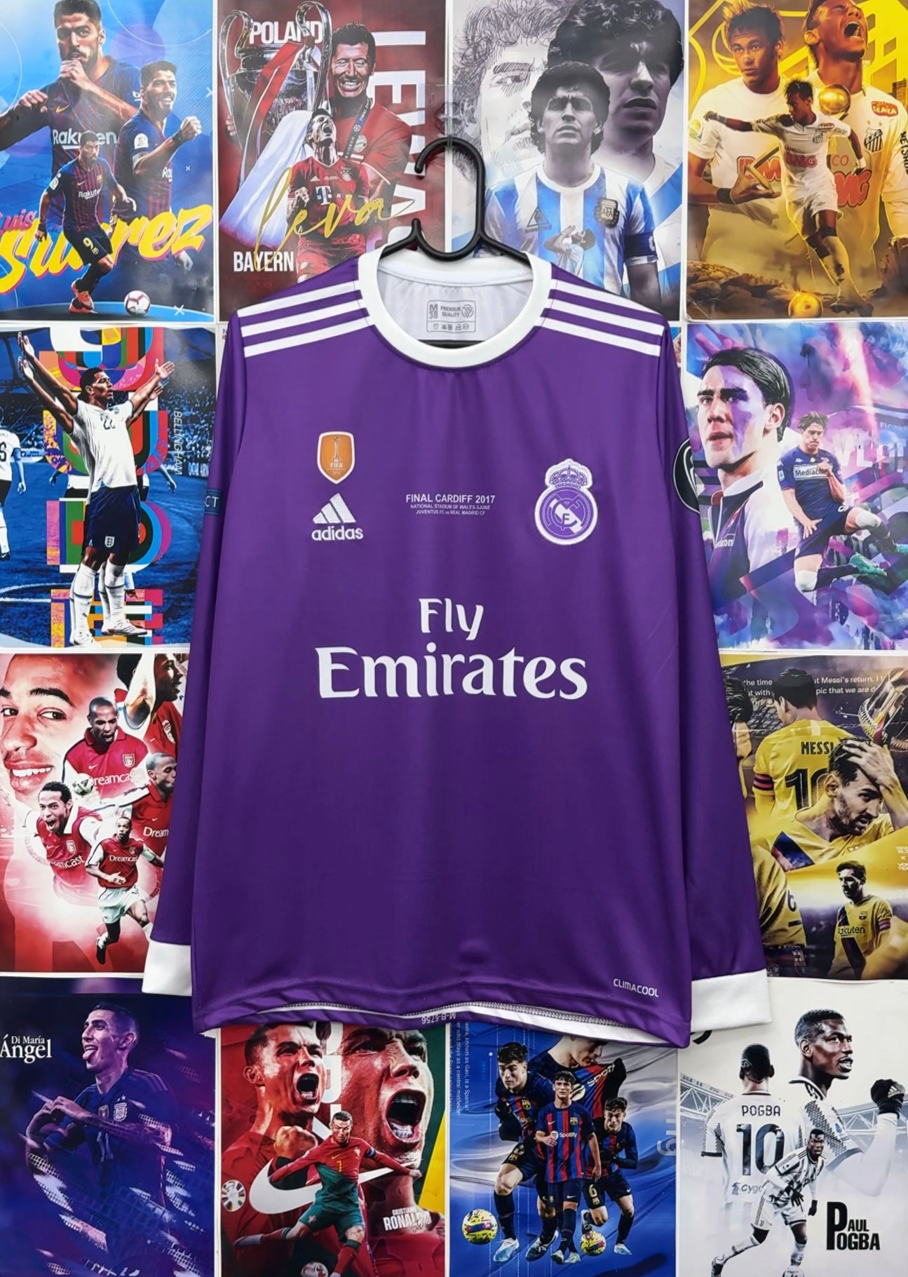 RONALDO 16-17 AWAY FULL SLEEVE KIT