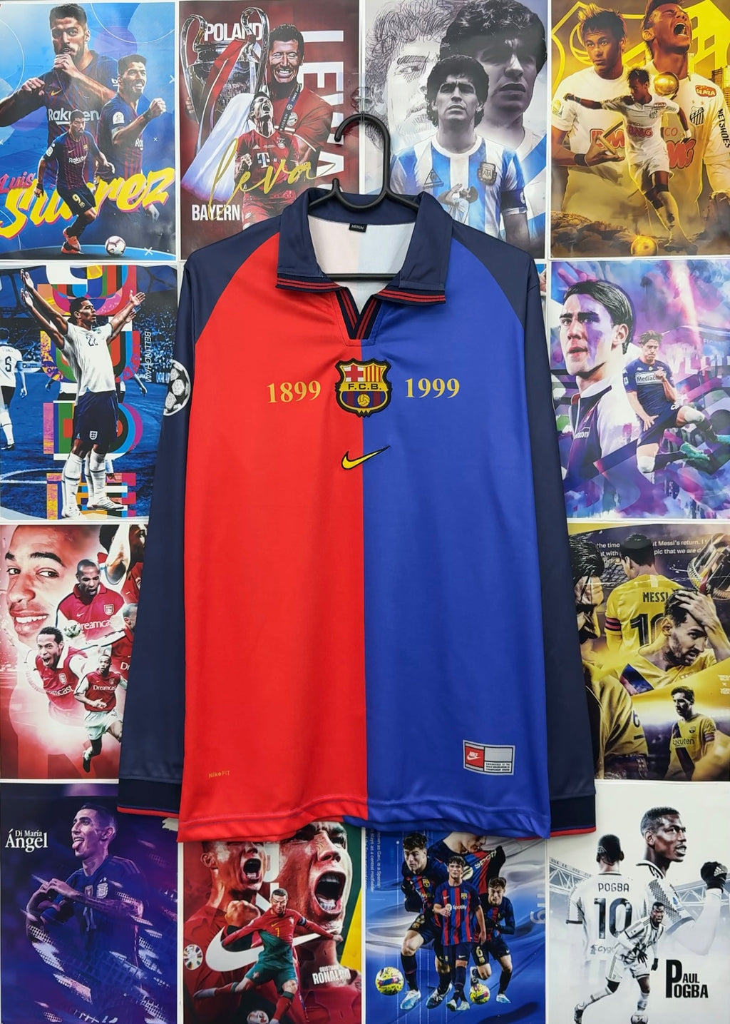RIVALDO BARCELONA 99-00 HOME FULL SLEEVE KIT