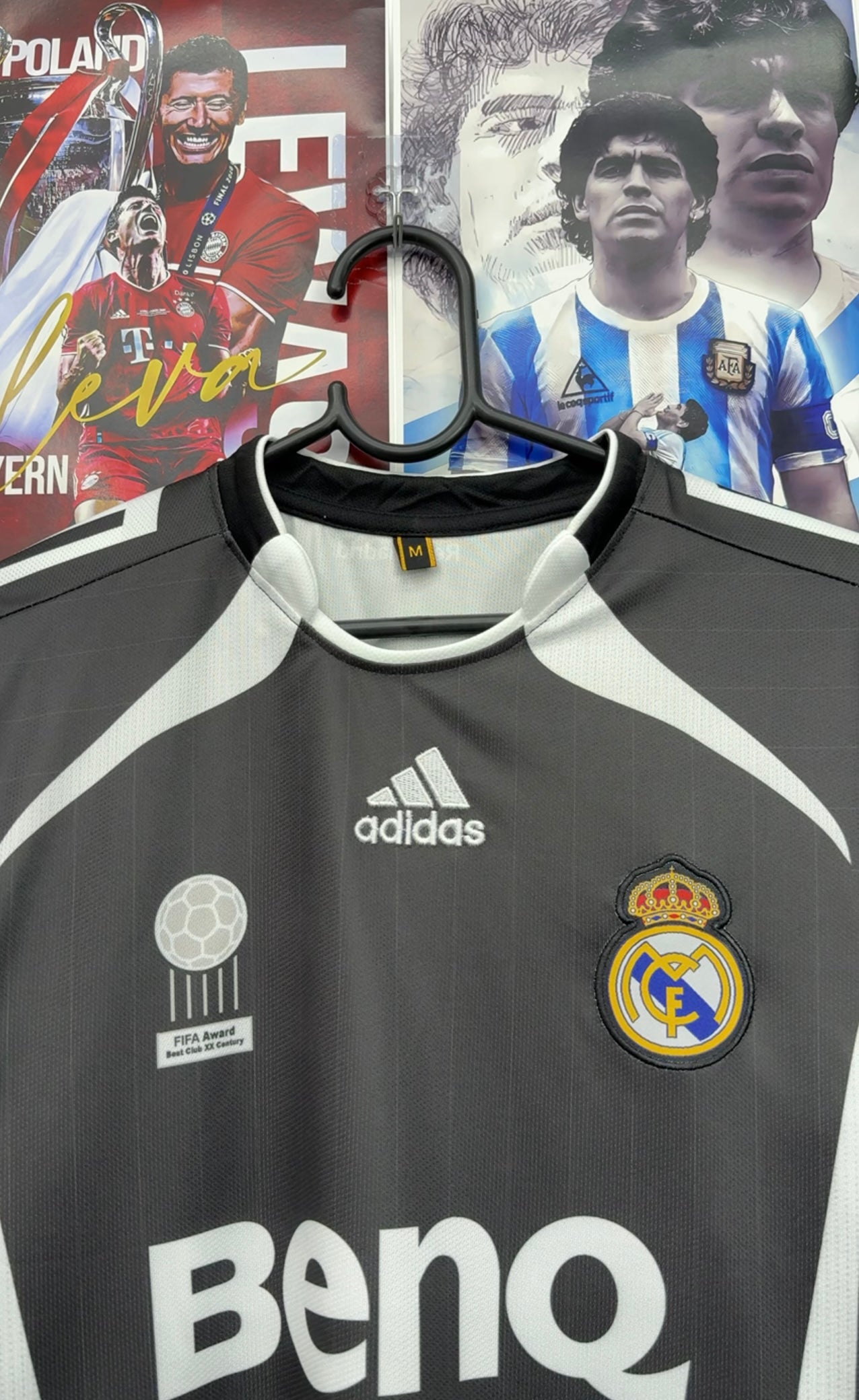 BECKHAM REAL MADRID 06-07 AWAY FULL SLEEVE KIT