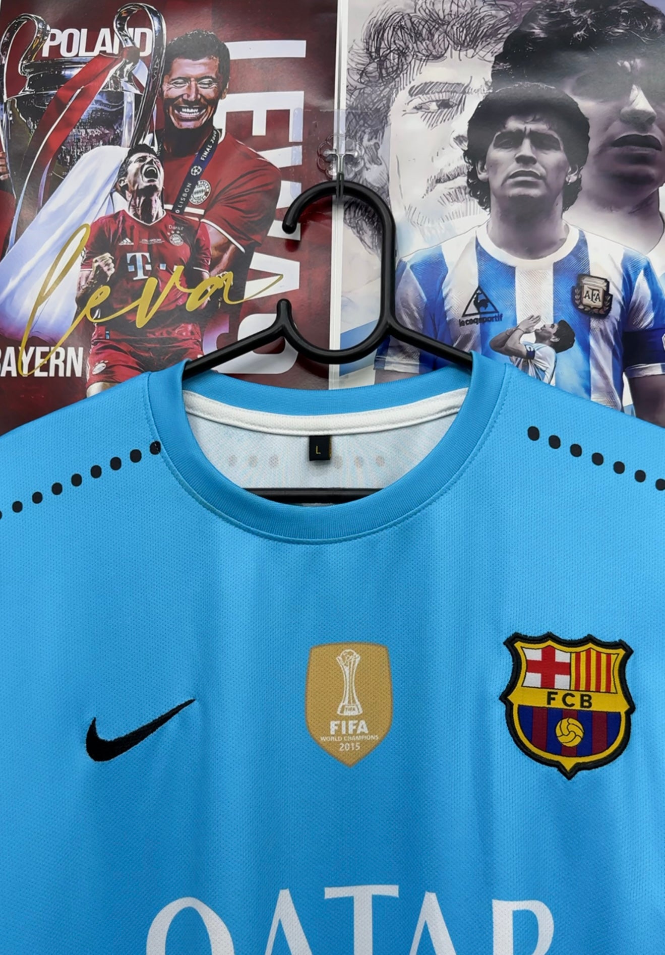 NEYMAR BARCA 15-16 THIRD OVERSIZED KIT