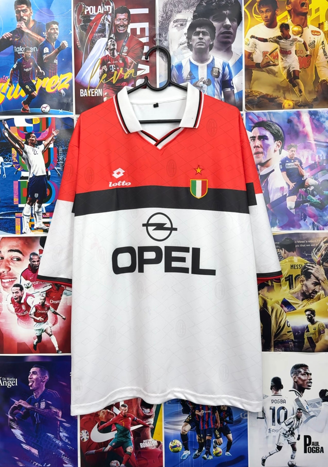 MALDINI MILAN 94-95 AWAY OVERSIZED KIT