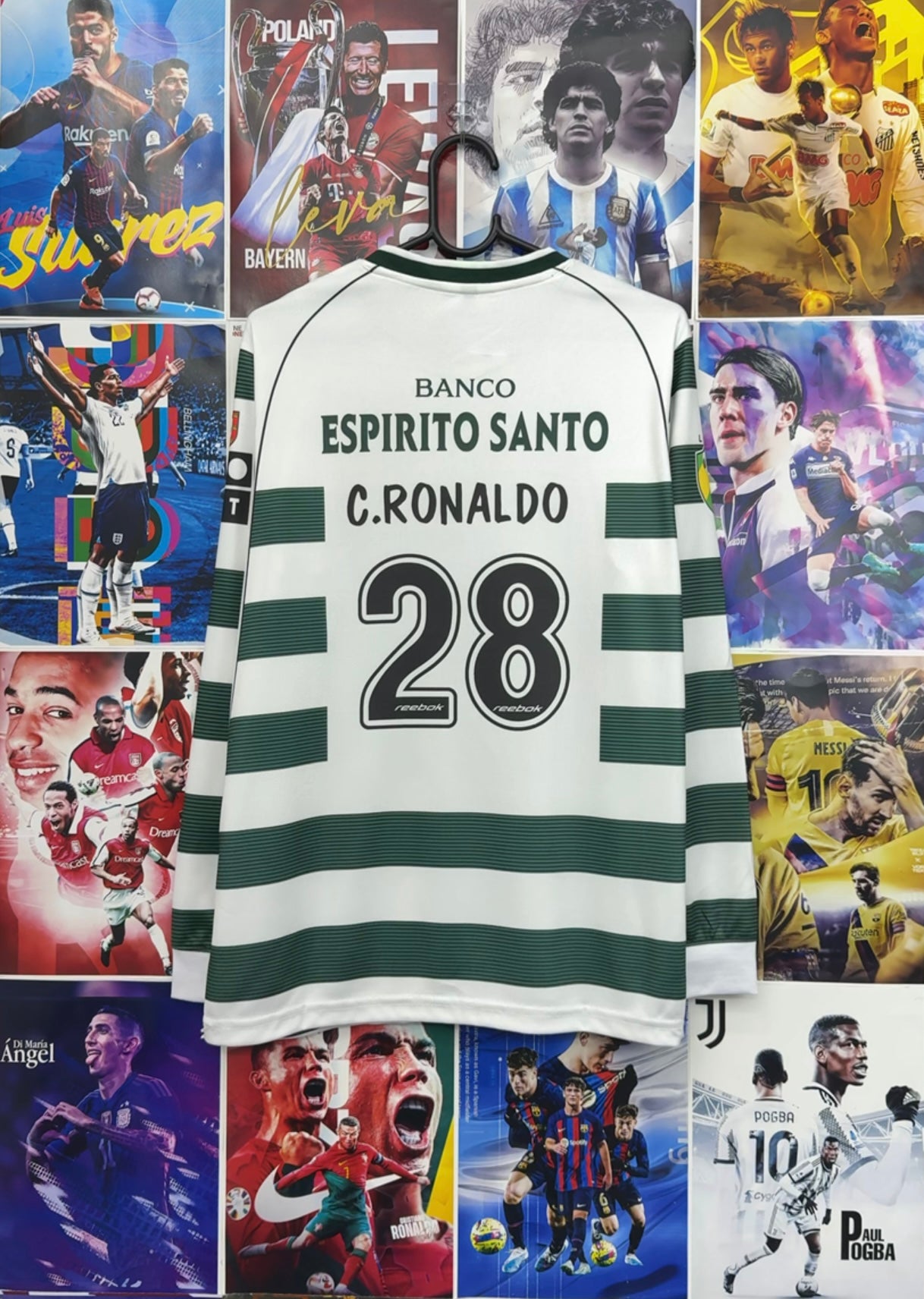 RONALDO SPORTING 02-03 HOME FULL SLEEVE KIT