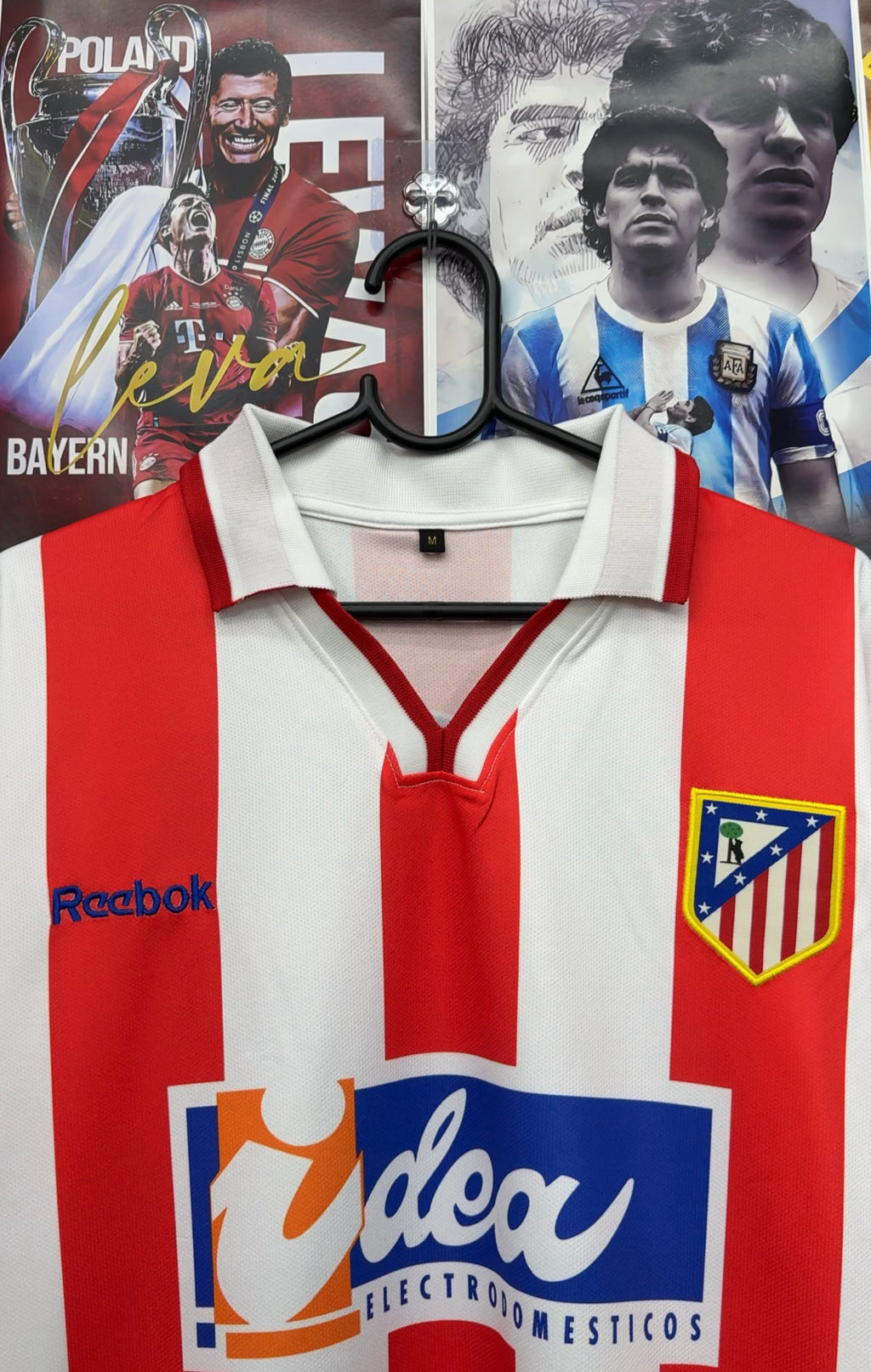 TORRES ATHLETICO MADRID 2000-01 HOME OVERSIZED KIT