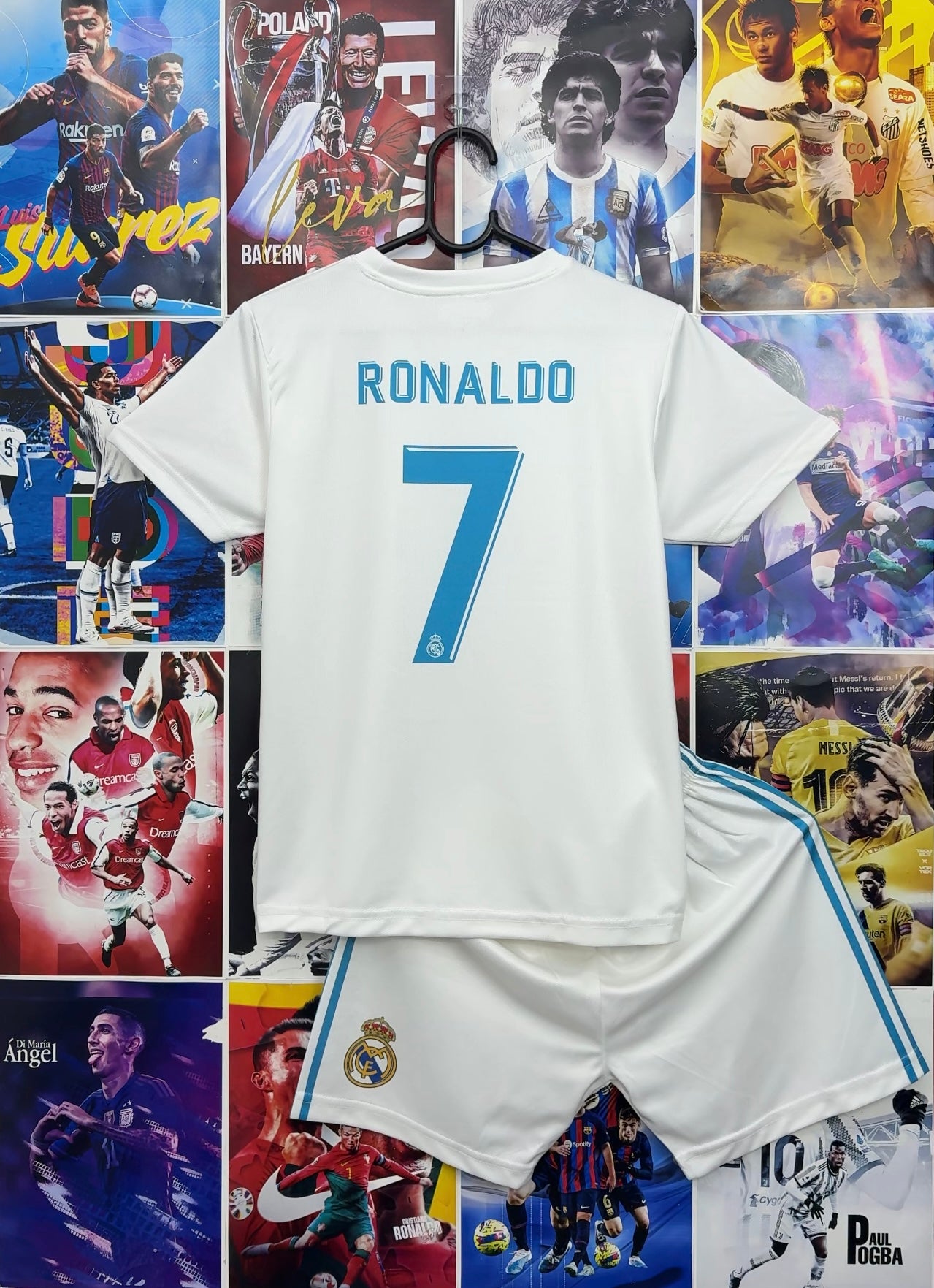 RONALDO REAL MADRID 17-18 HOME KIDS SET