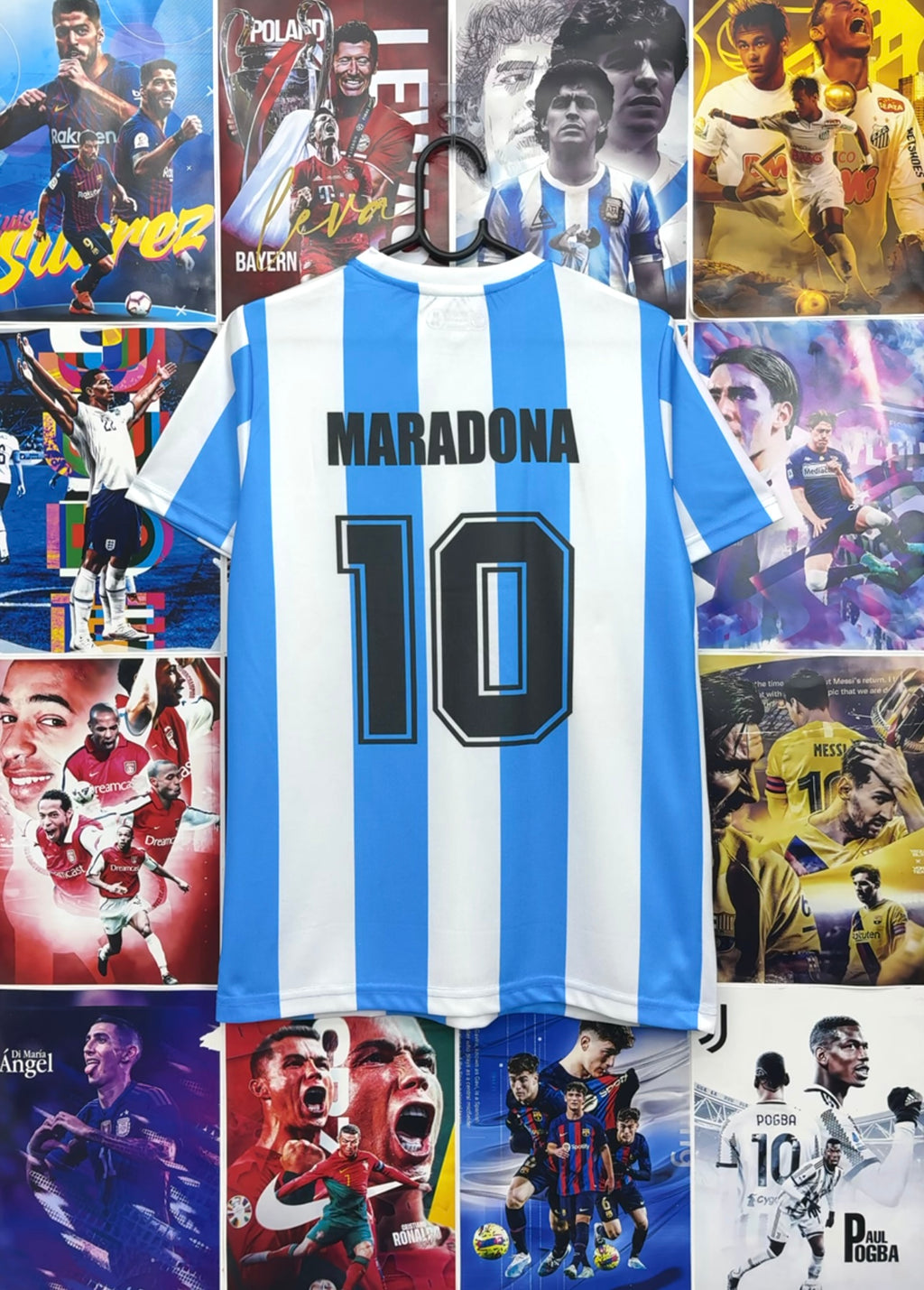 MARADONA ARGENTINA 1986 HOME KIT