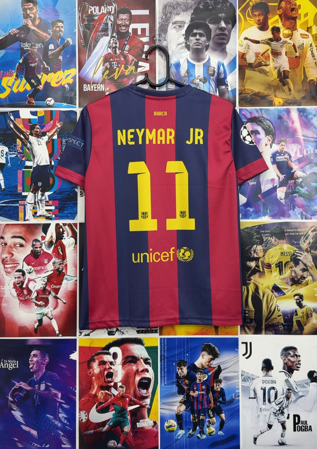 NEYMAR BARCA 14-15 HOME KIDS KIT