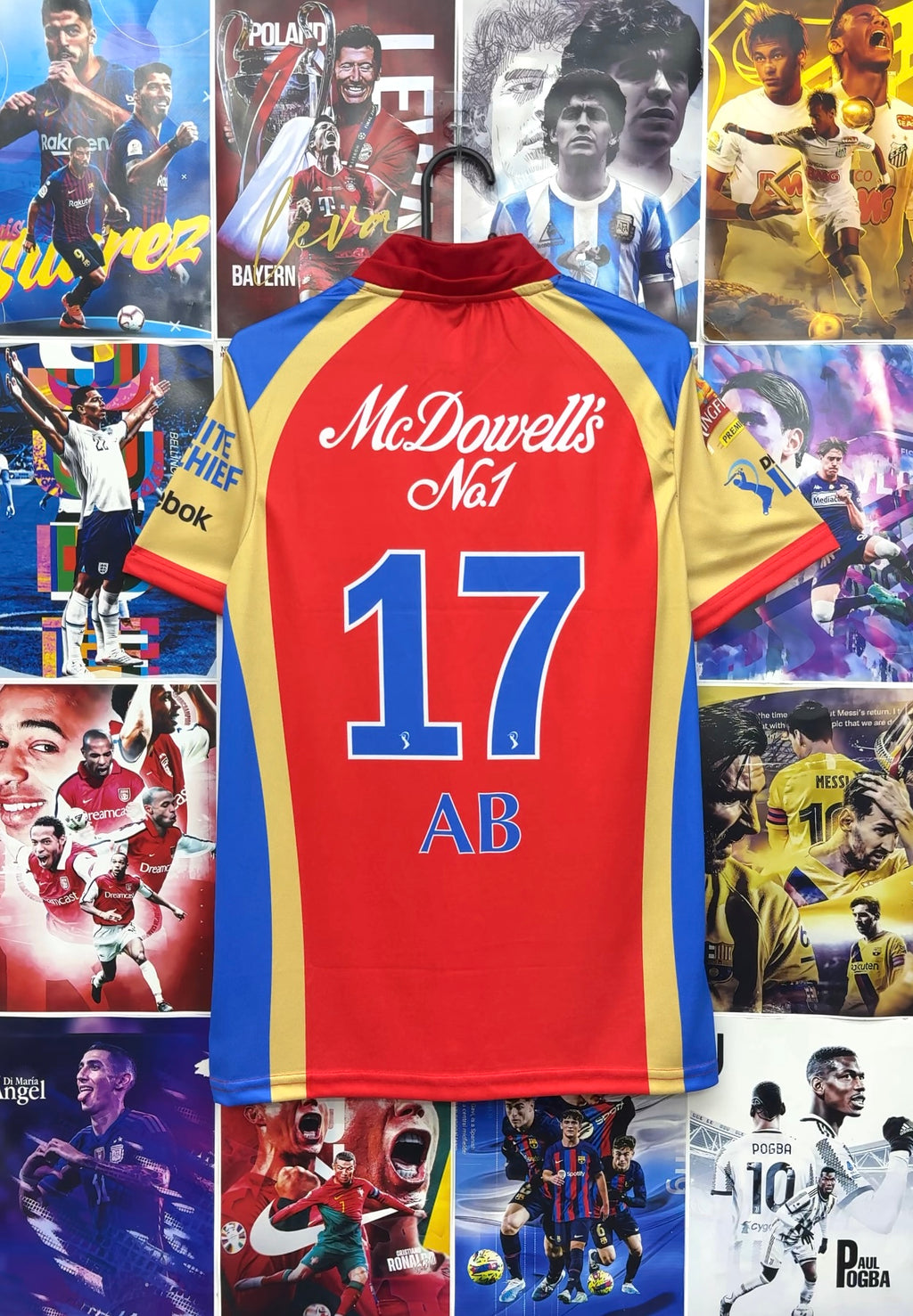 AB DE VILLIERS RCB 2011 IPL KIT
