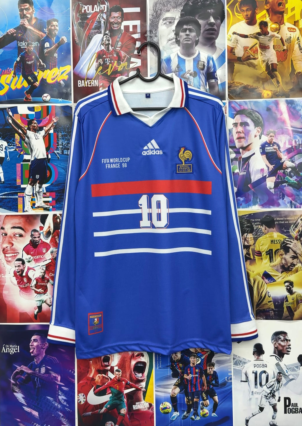 ZIDANE FRANCE 1998 HOME FULL SLEEVE KIT