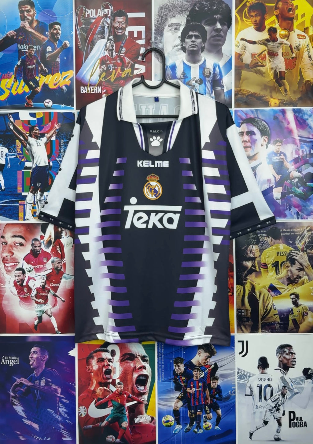 RAUL REAL MADRID 97-98 THIRD OVERSIZED KIT