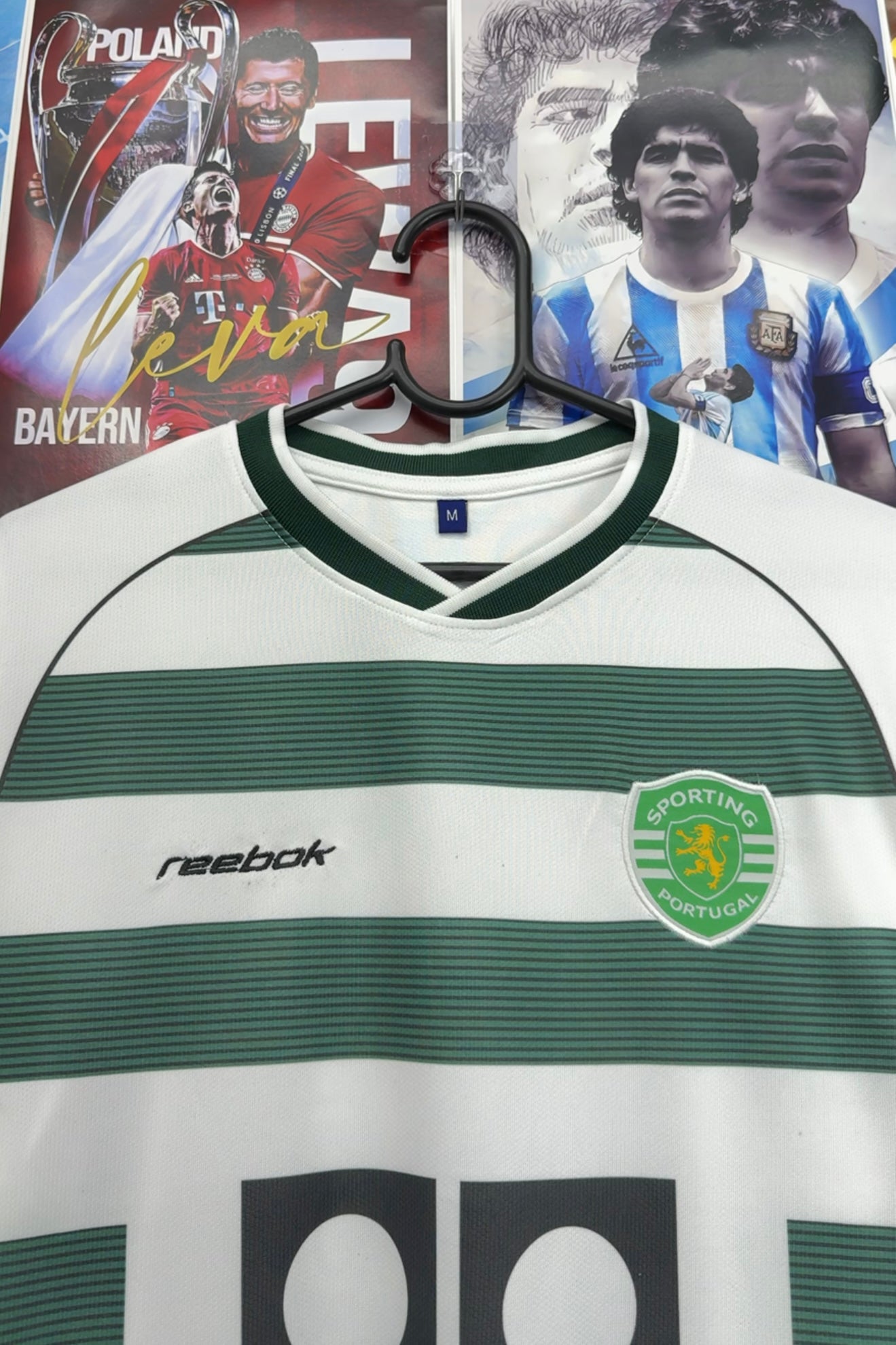 RONALDO SPORTING 02-03 HOME FULL SLEEVE KIT