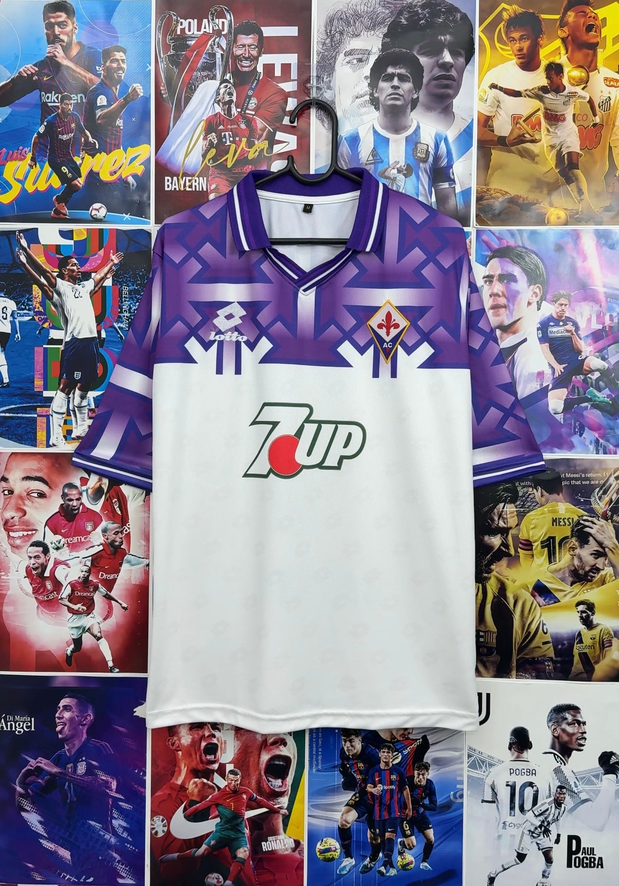 BATISTUTA FIORENTINA 92-93 AWAY OVERSIZED KIT