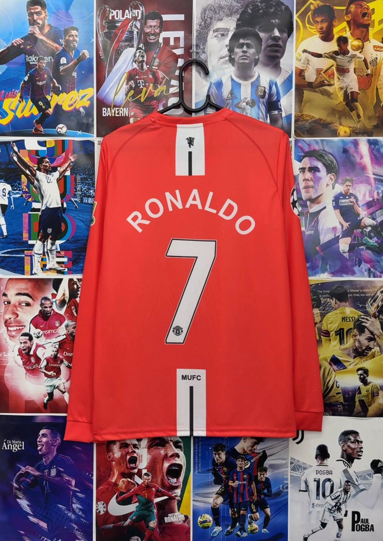 RONALDO MAN UNITED 07-08 HOME FULL SLEEVE