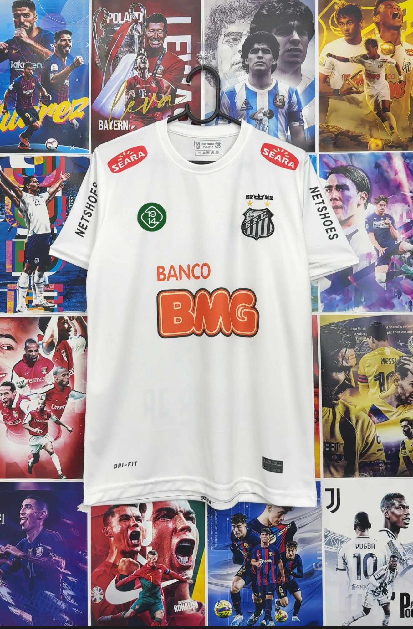 NEYMAR SANTOS 2012 HOME KIT
