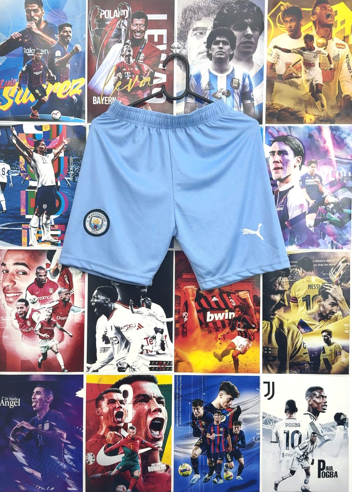 MAN CITY BLUE SHORTS
