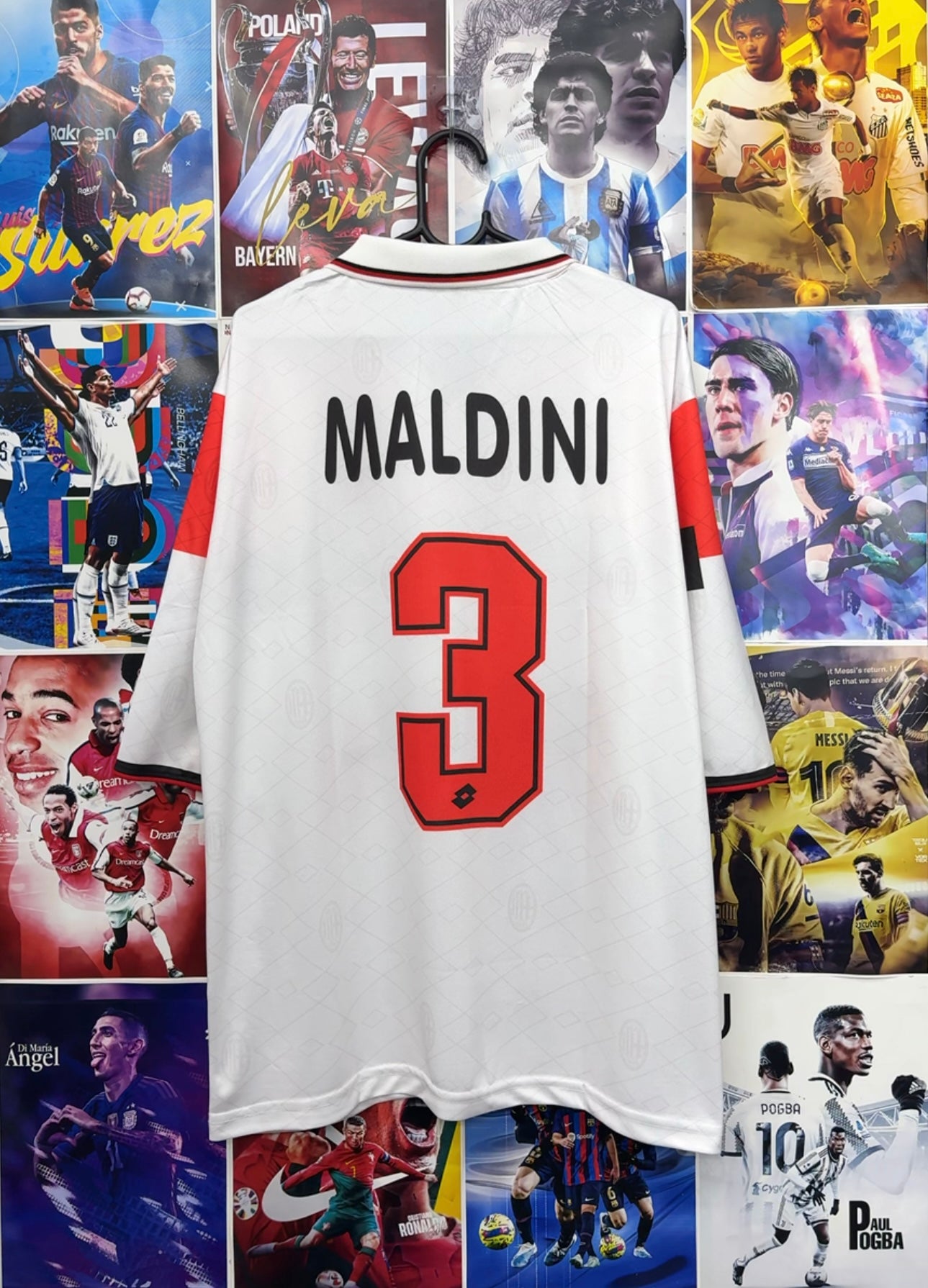 MALDINI MILAN 94-95 AWAY OVERSIZED KIT