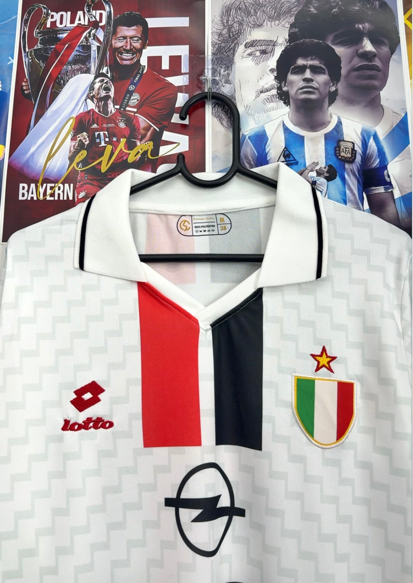 MALDINI MILAN 96-97 AWAY FULL SLEEVE KIT