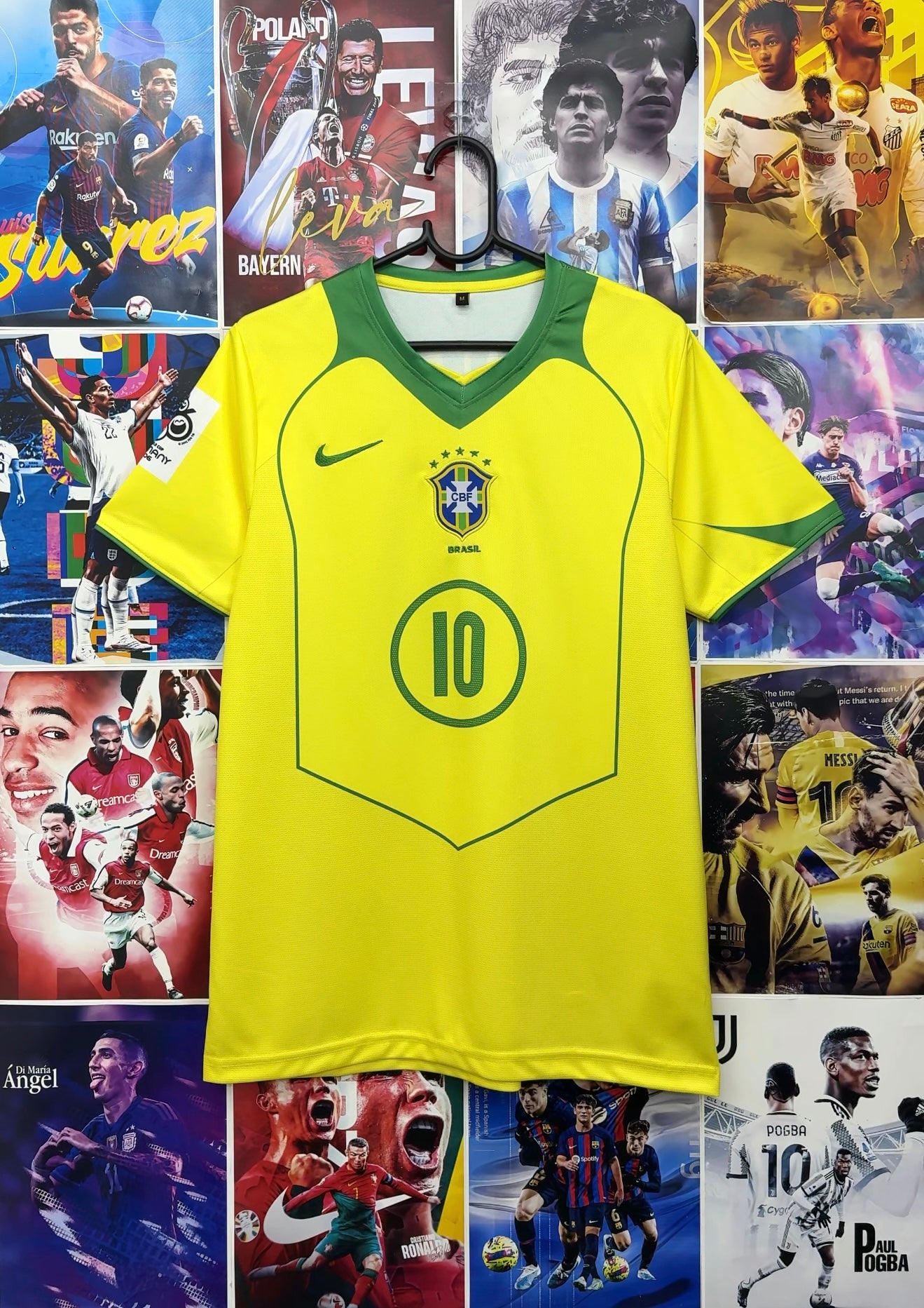RONALDINHO BRAZIL 2004 HOME KIT