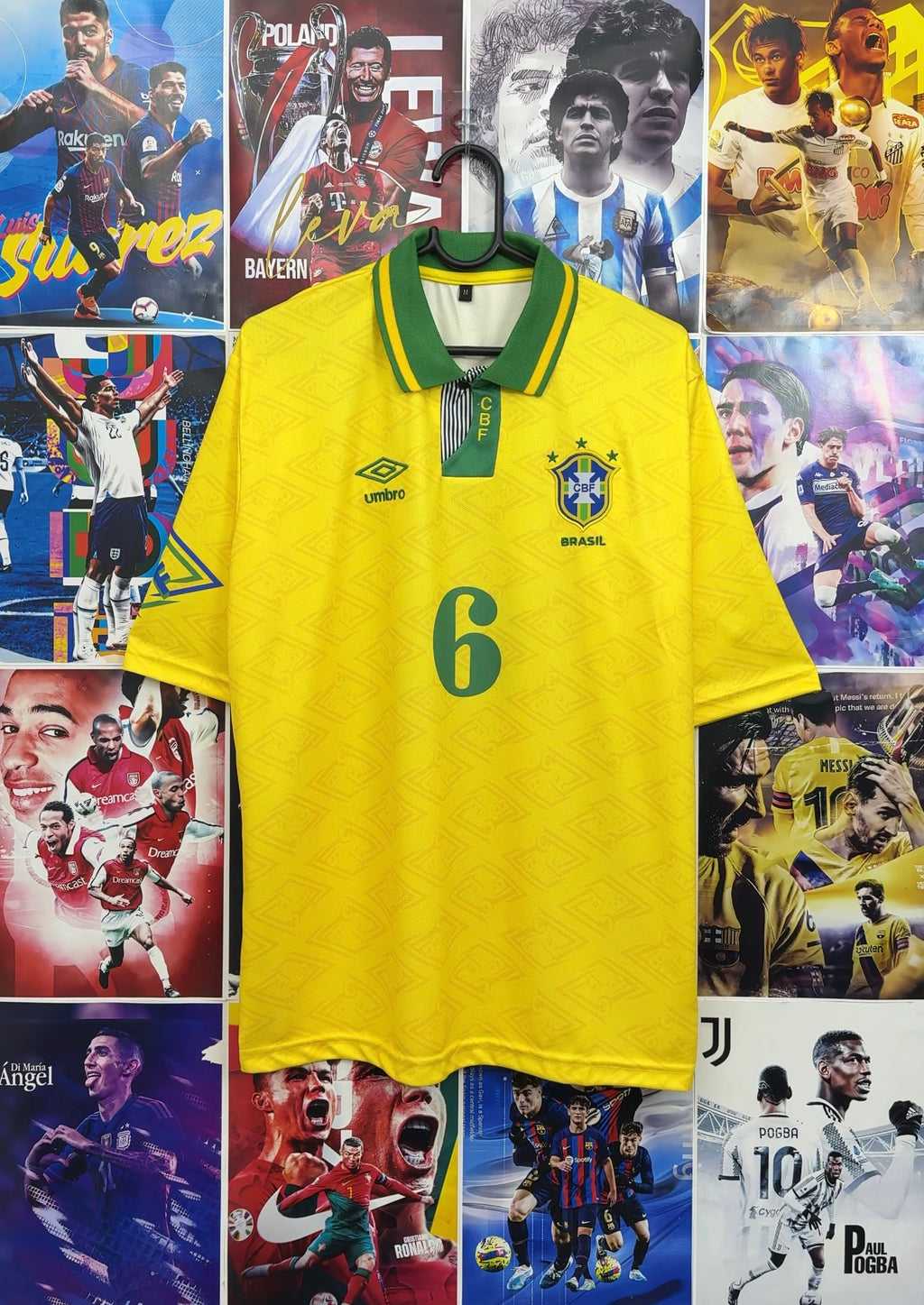 CARLOS BRAZIL 1991 HOME OVERSIZED KIT