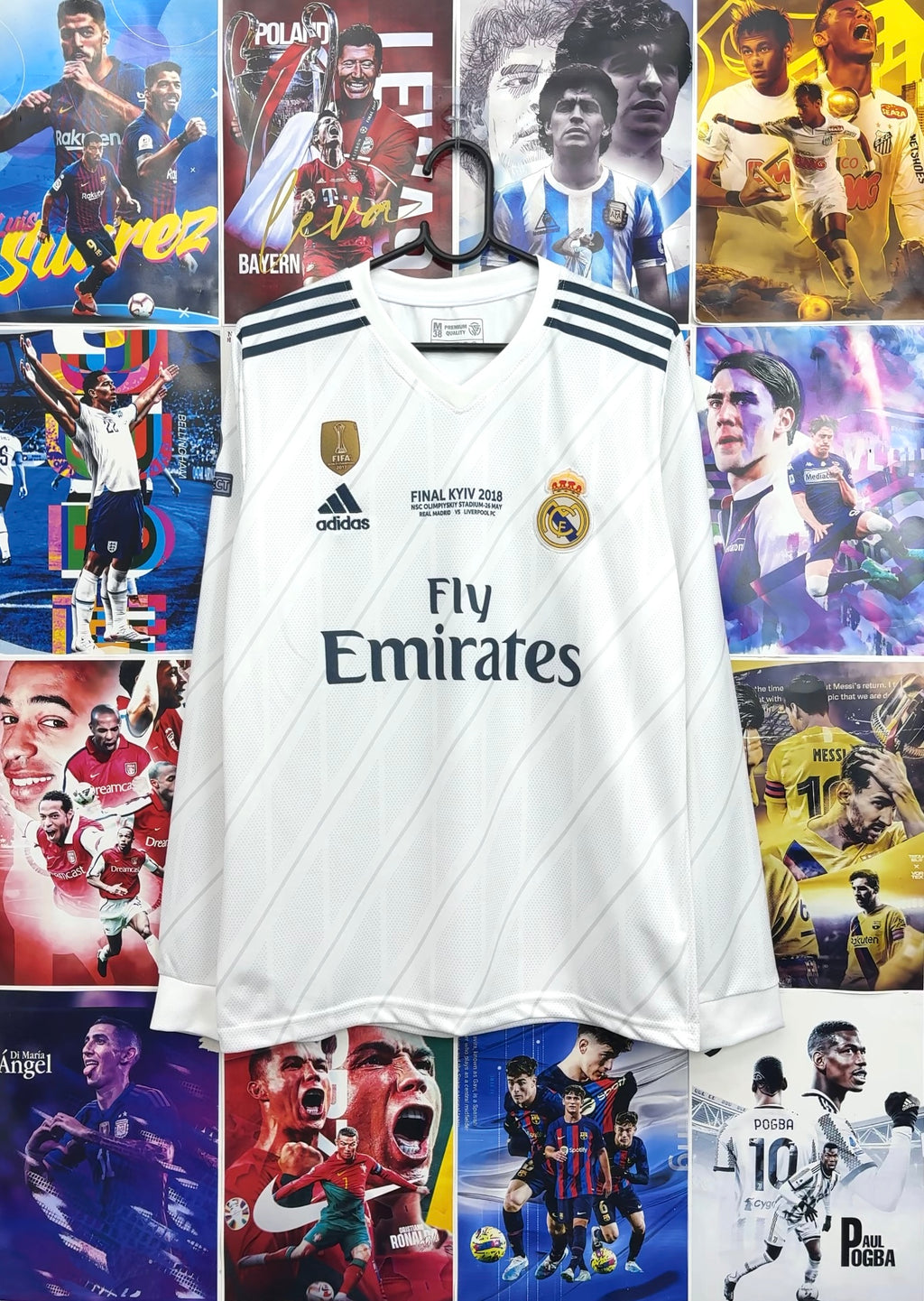 RONALDO REAL MADRID 17-18 HOME FULL SLEEVE KIT