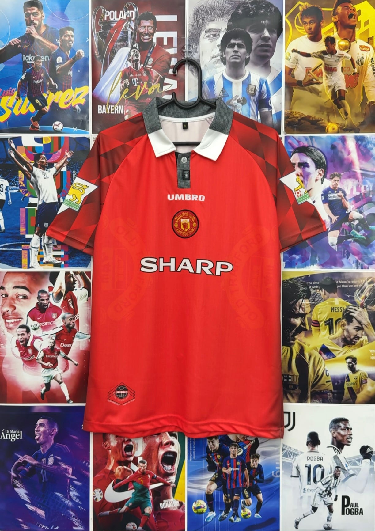 BECKHAM MAN UNITED 96-97 HOME KIT