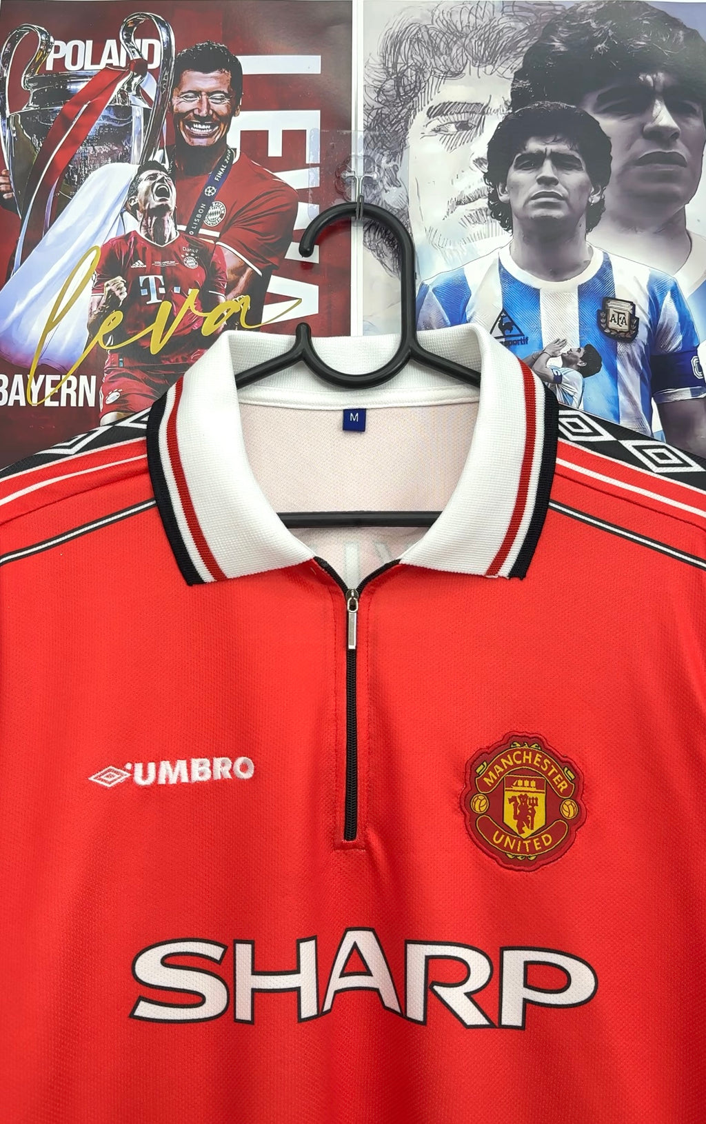 BECKHAM MAN UNITED 98-99 HOME FULL SLEEVE KIT