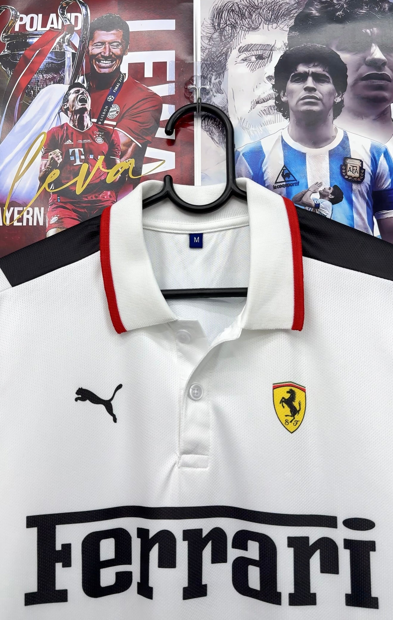 F1 FERRARI SCUDERIA WHITE POLO