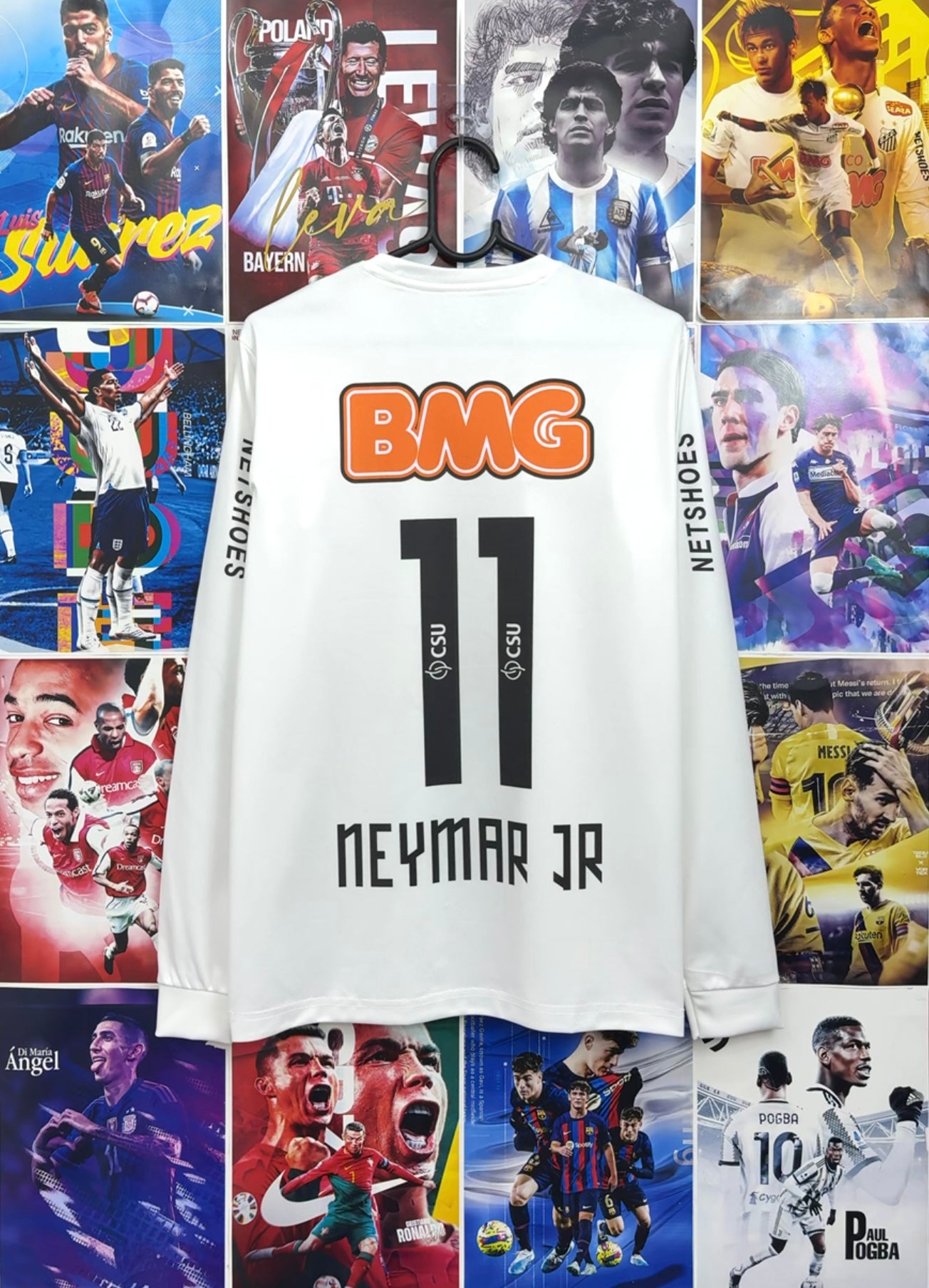 NEYMAR SANTOS 2012 HOME FULL SLEEVE KIT