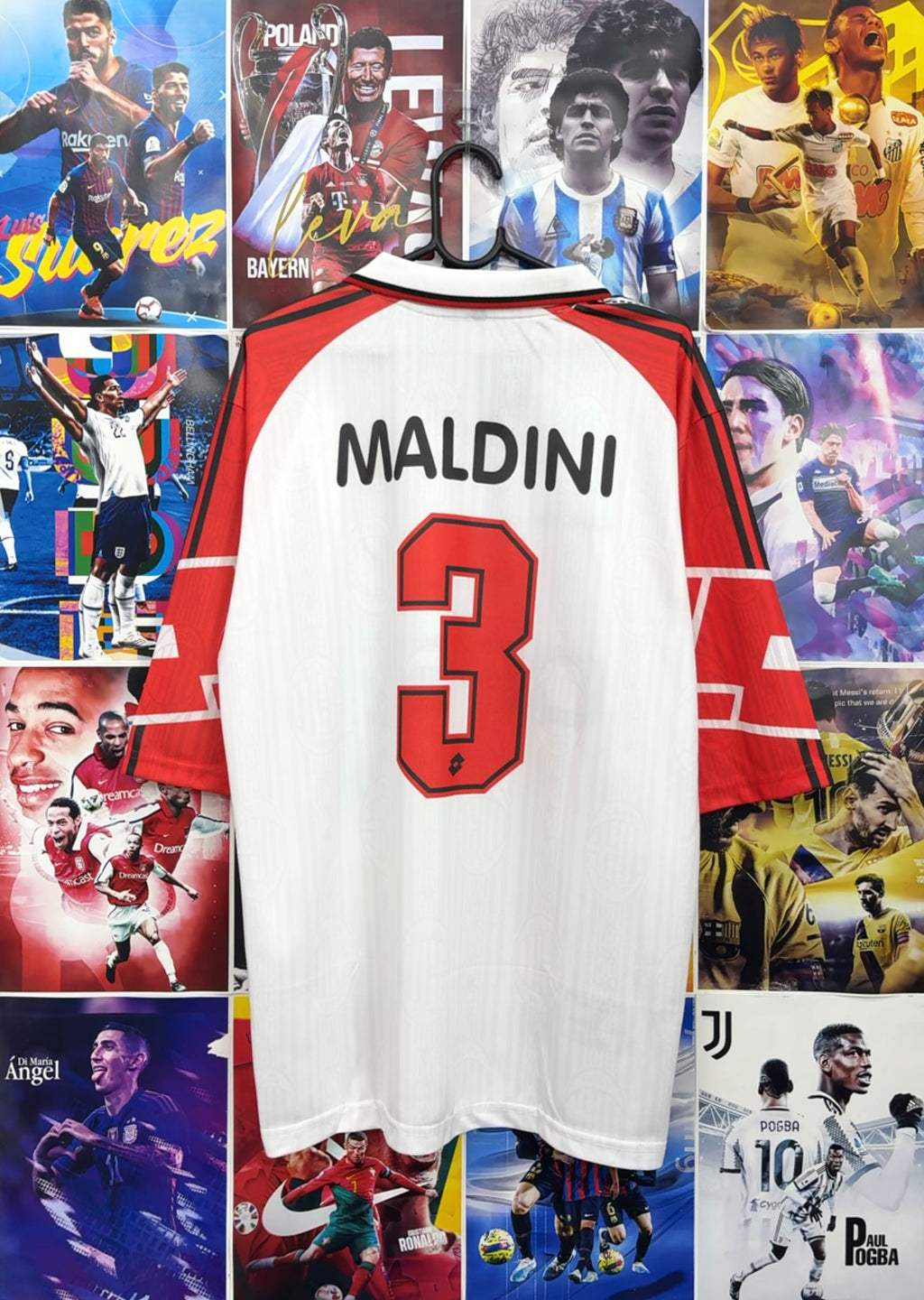 MALDINI MILAN 97-98 AWAY OVERSIZED KIT