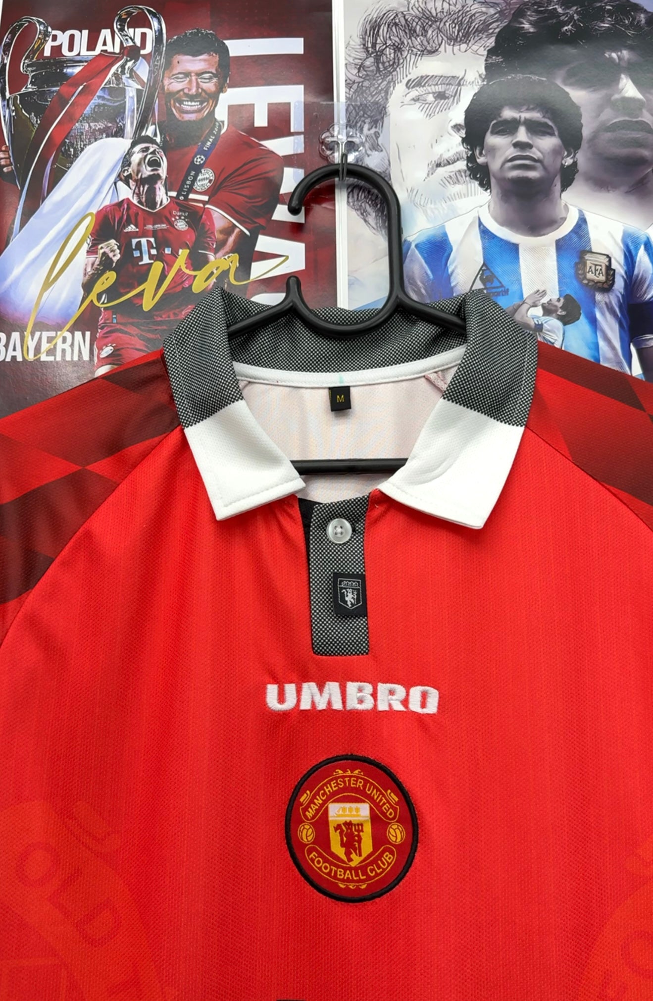 BECKHAM MAN UNITED 96-97 HOME KIT