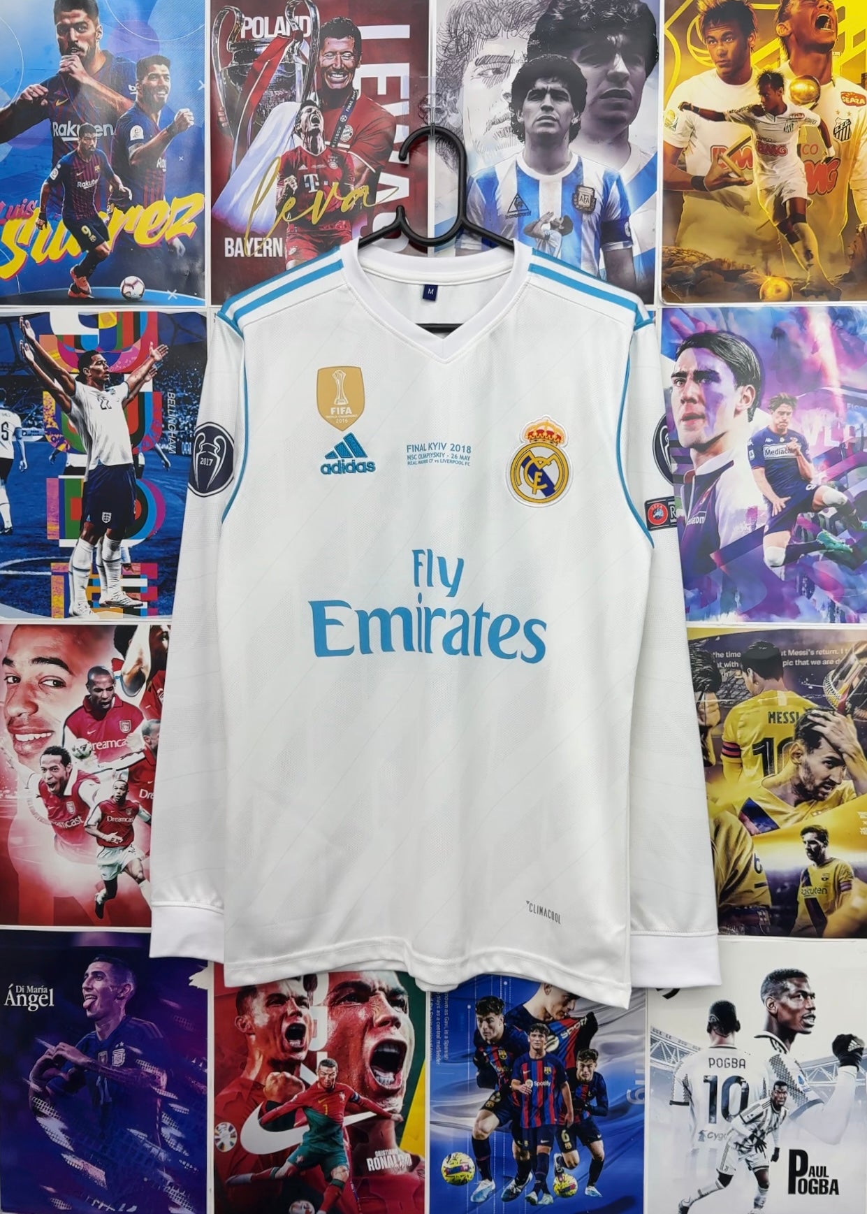 RONALDO REAL MADRID 17-18 HOME FULL SLEEVE KIT