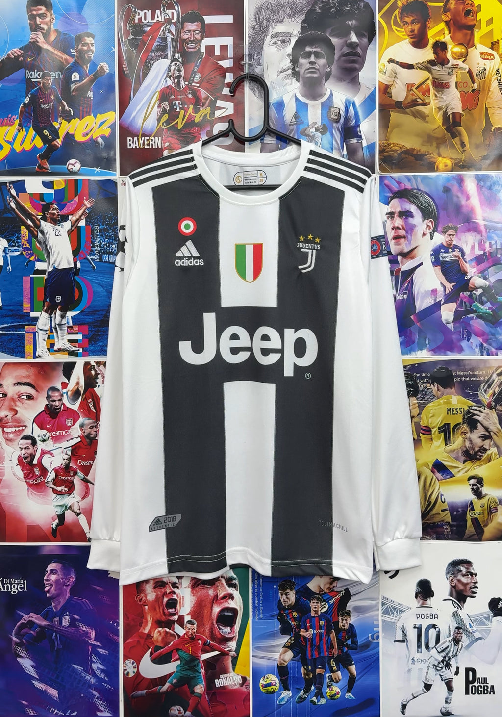 RONALDO JUVENTUS 18-19 HOME FULL SLEEVE KIT