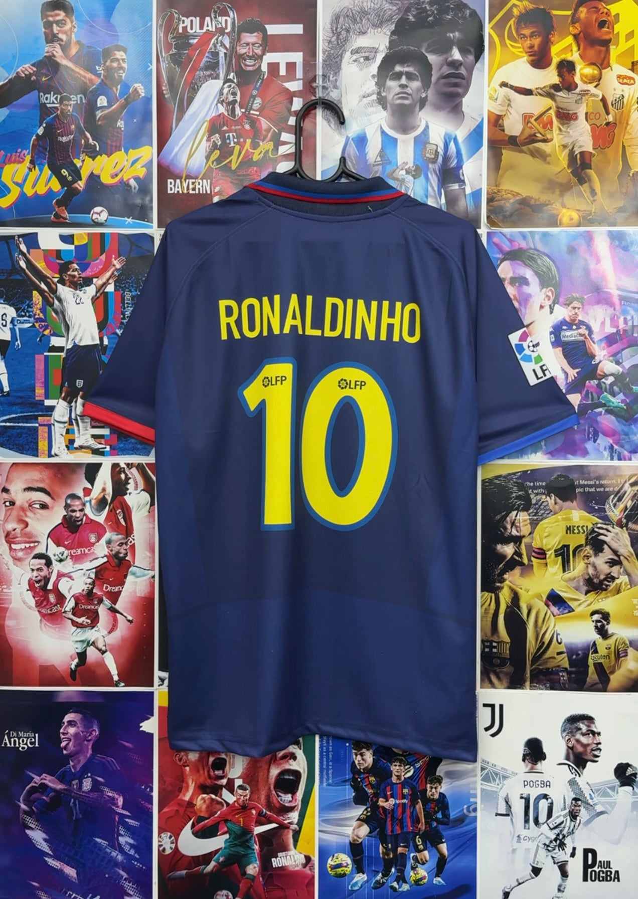 RONALDINHO BARCA 02-03 AWAY KIT