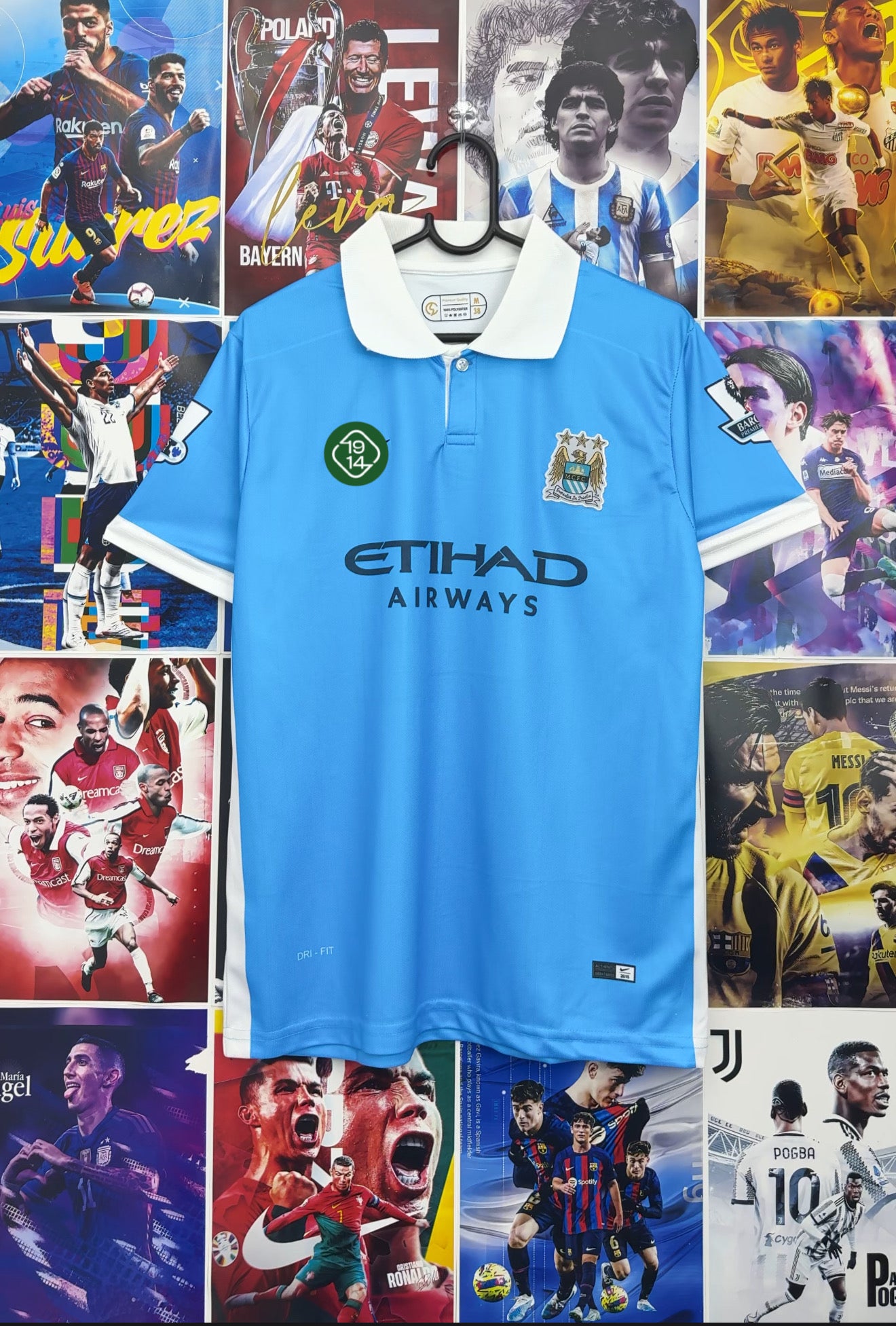 AGUERO MANCITY 15-16 HOME KIT