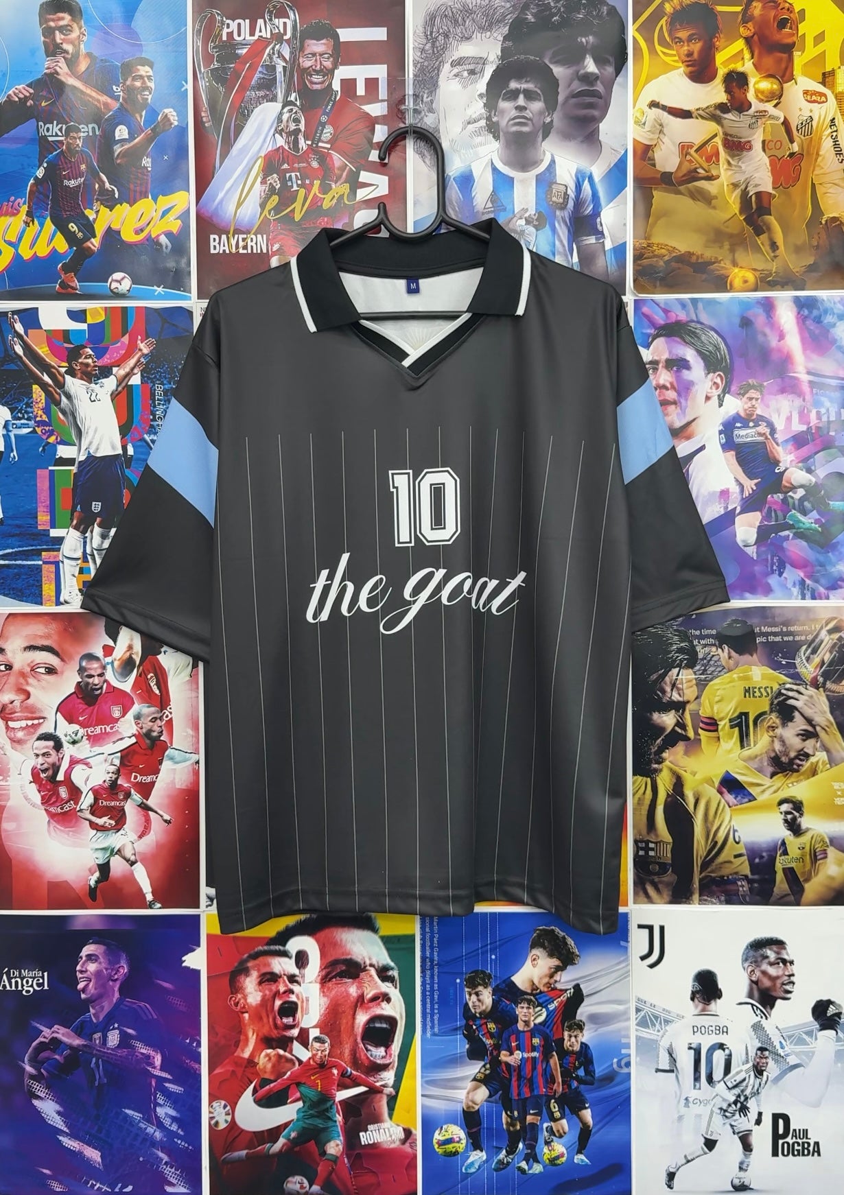MESSI ARGENTINA GOAT BLACK OVERSIZED KIT